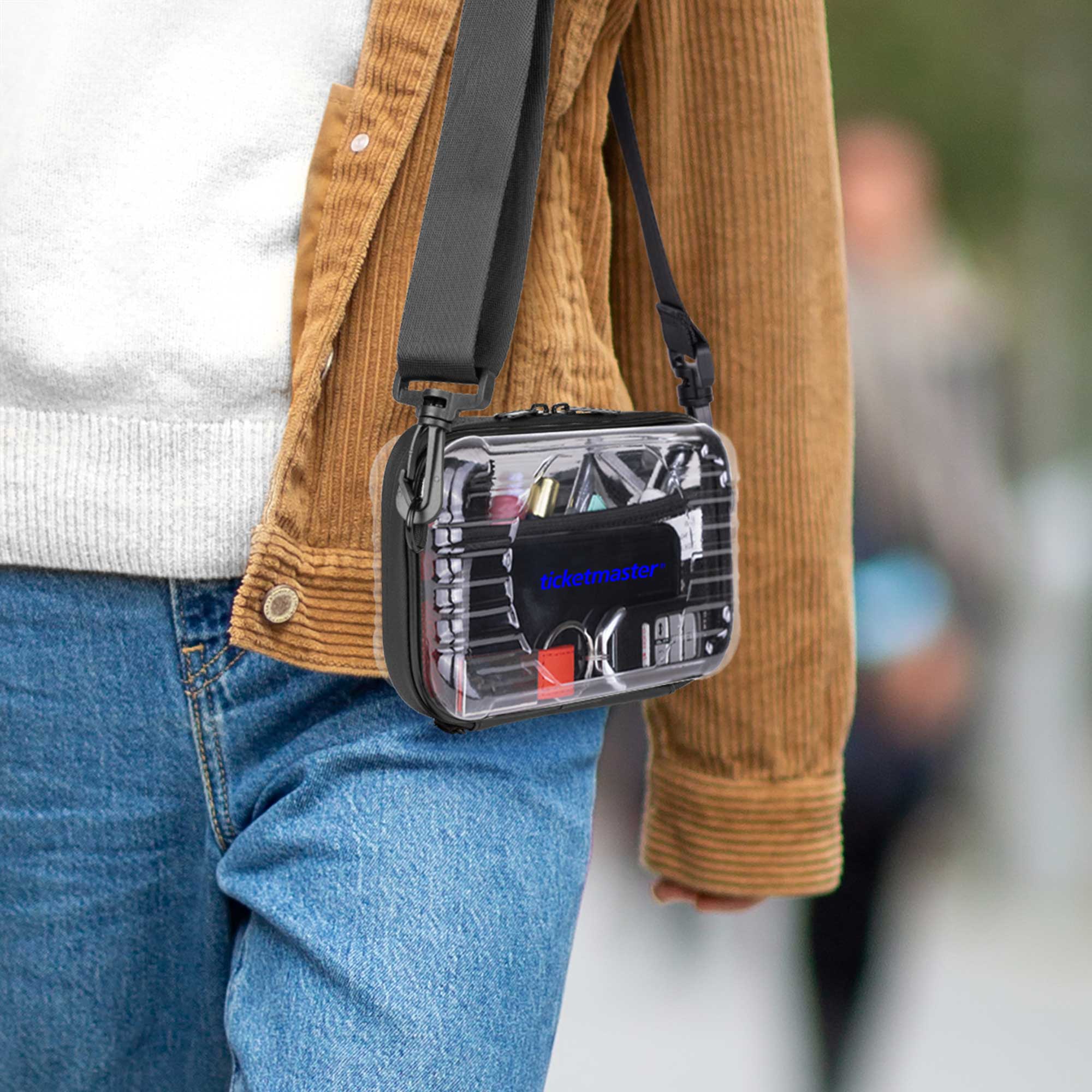 Hard Case Sling Pouch with Waterproof Zipper 11