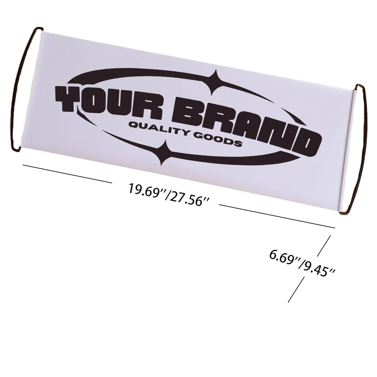 Customized Hand Holding Large Sign Blank Banner 4