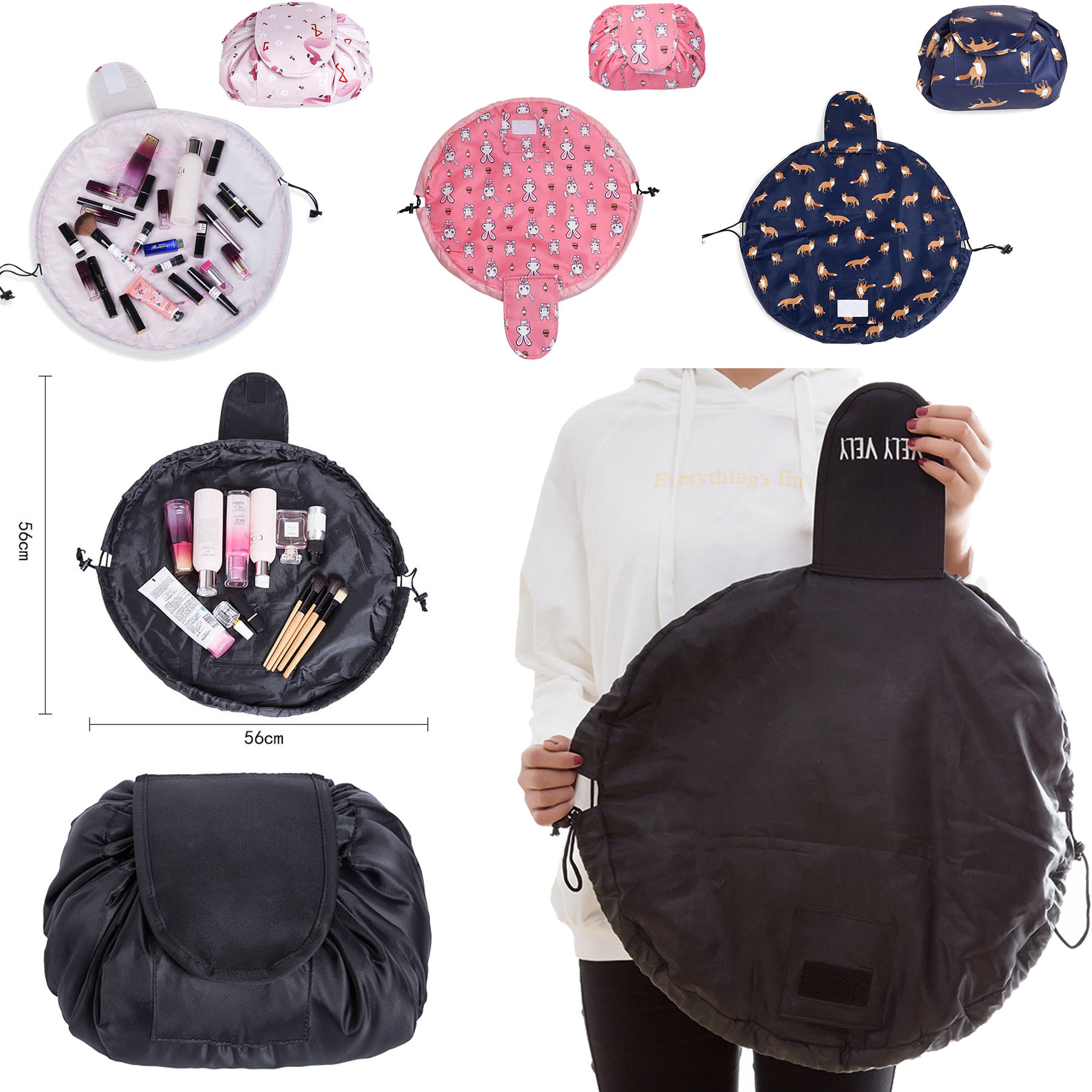 2 In 1 Travel Cosmetic Makeup Bag 2