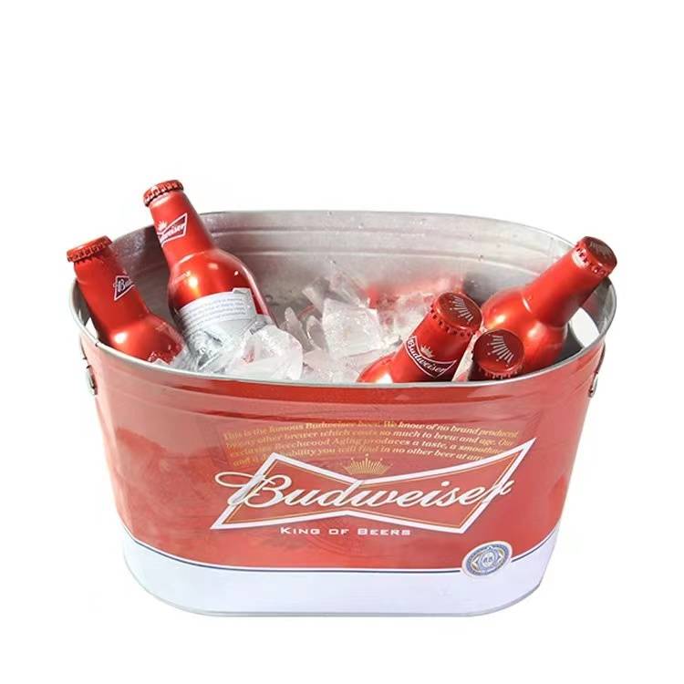 Oval Ice Bucket Cooler Beverage Tub 6