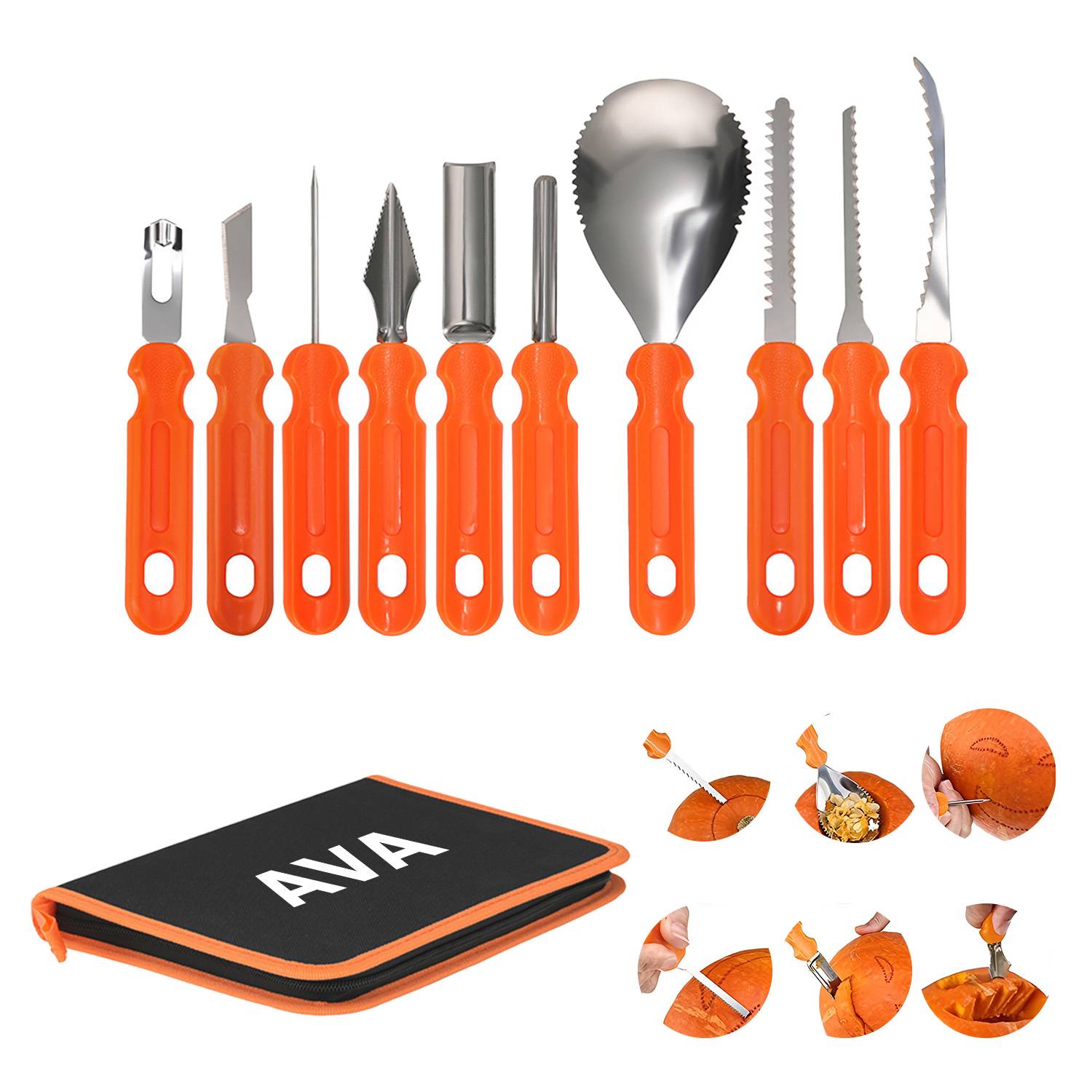 Halloween Pumpkin Carving Knife Tool Set 2