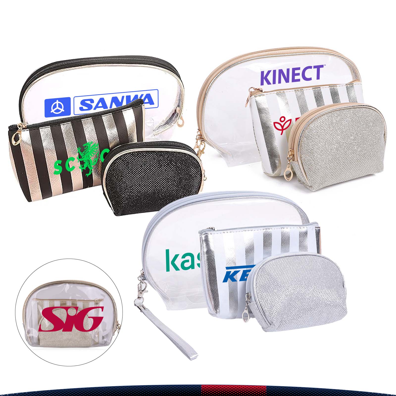 Trezic Cosmetic Bag Set 2