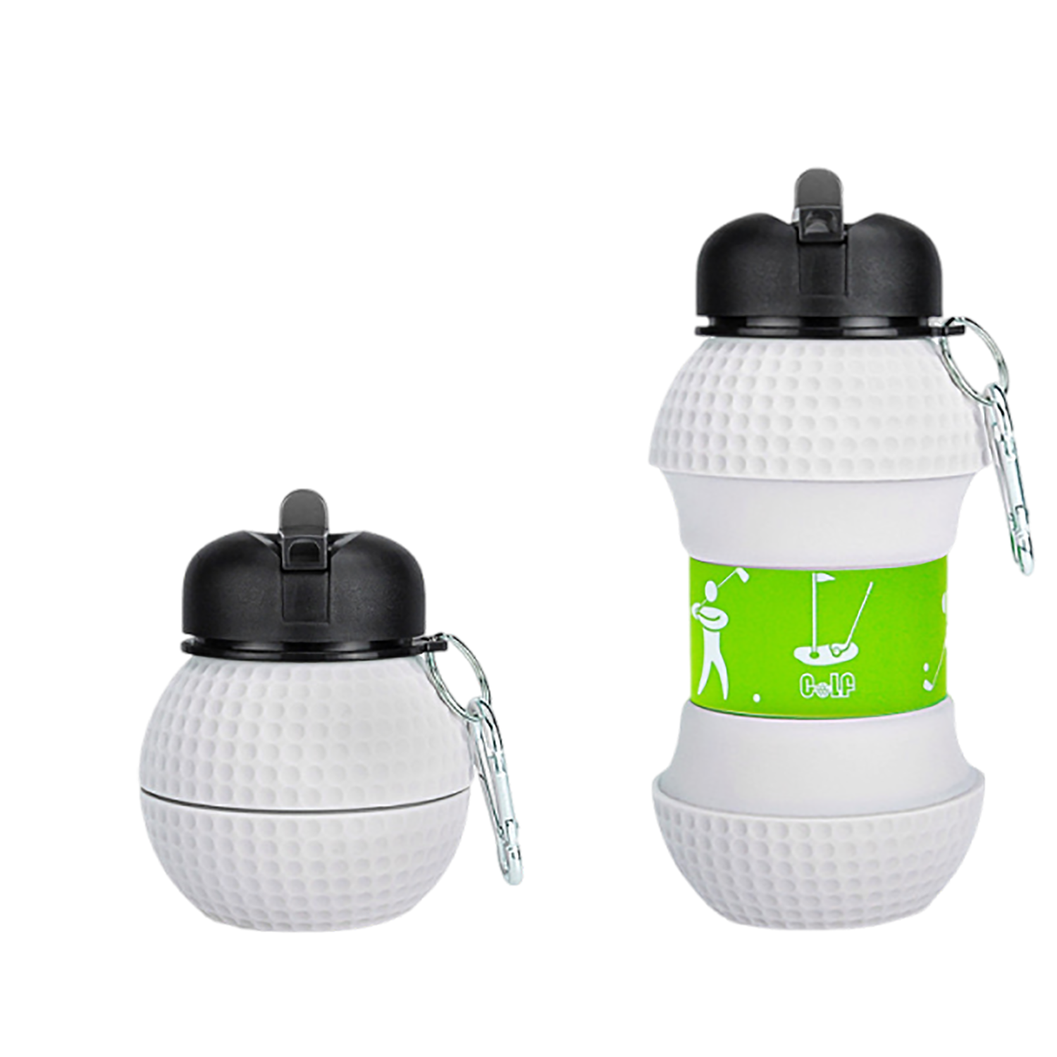 19oz Portable Foldable Silicone Sports Water Bottle For Kids 8