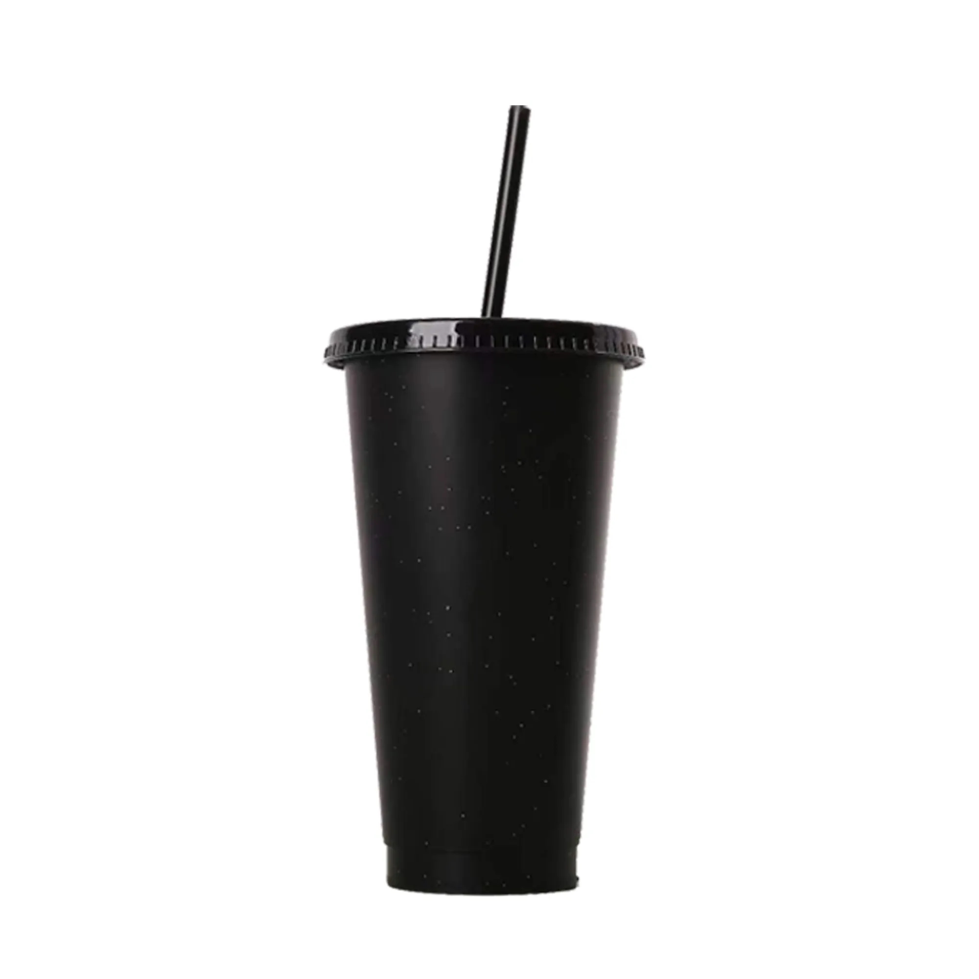 24Oz Glitter Straw Cup - Large-Capacity Single-Layer 2