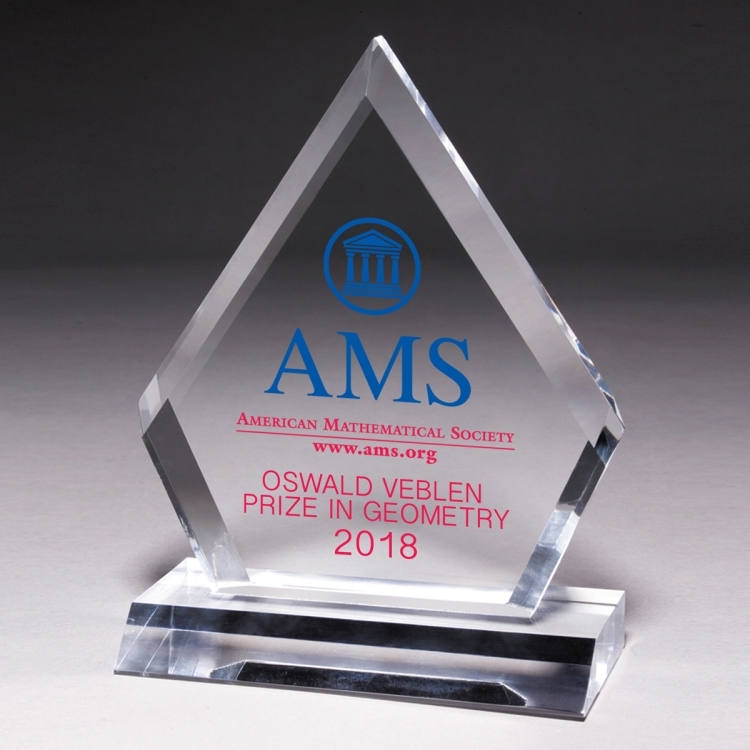 Multi-Faceted Acrylic Award - 53/4" x 7 1/2" - Laser Engraved 2