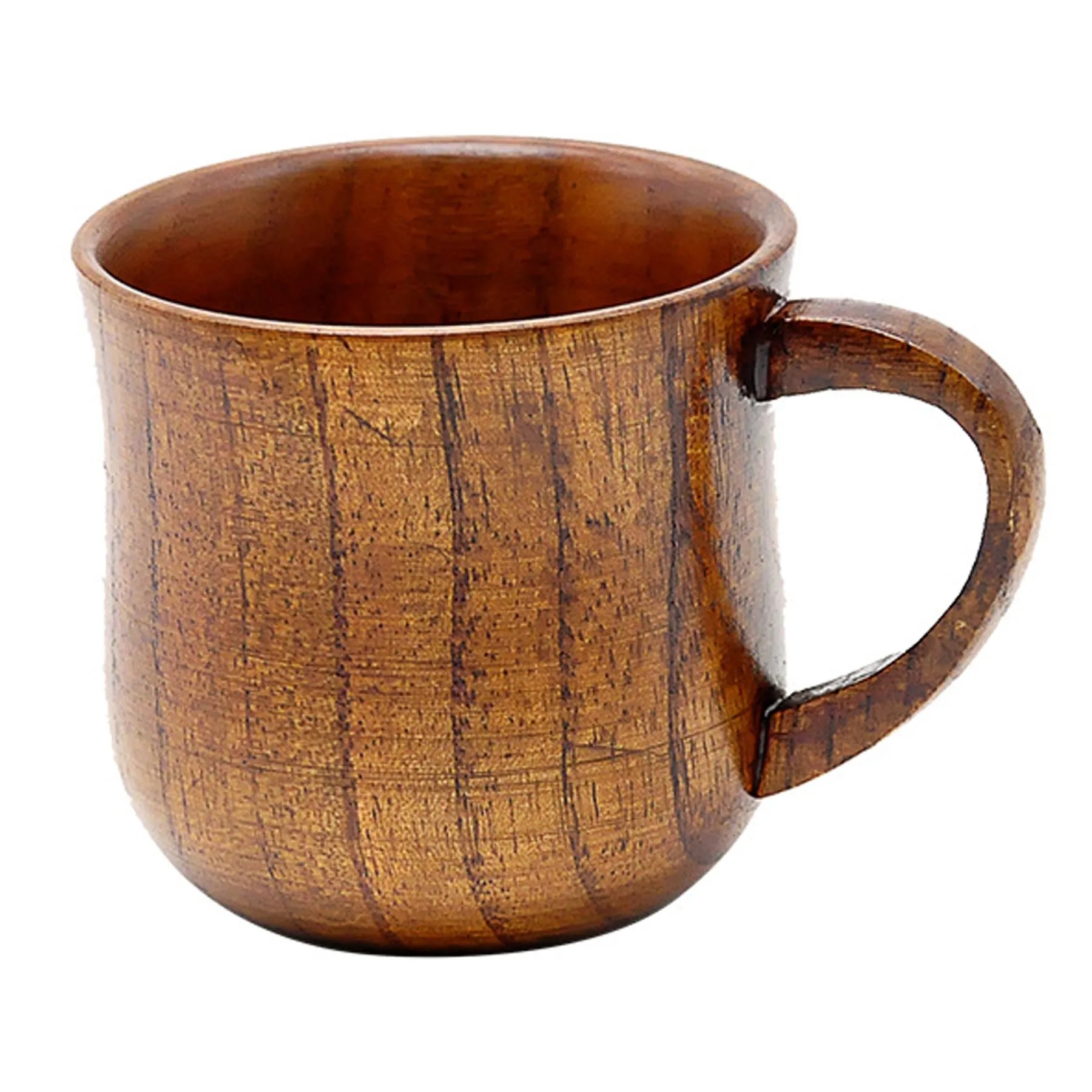 Wooden Tea Cup W/ Handle 2