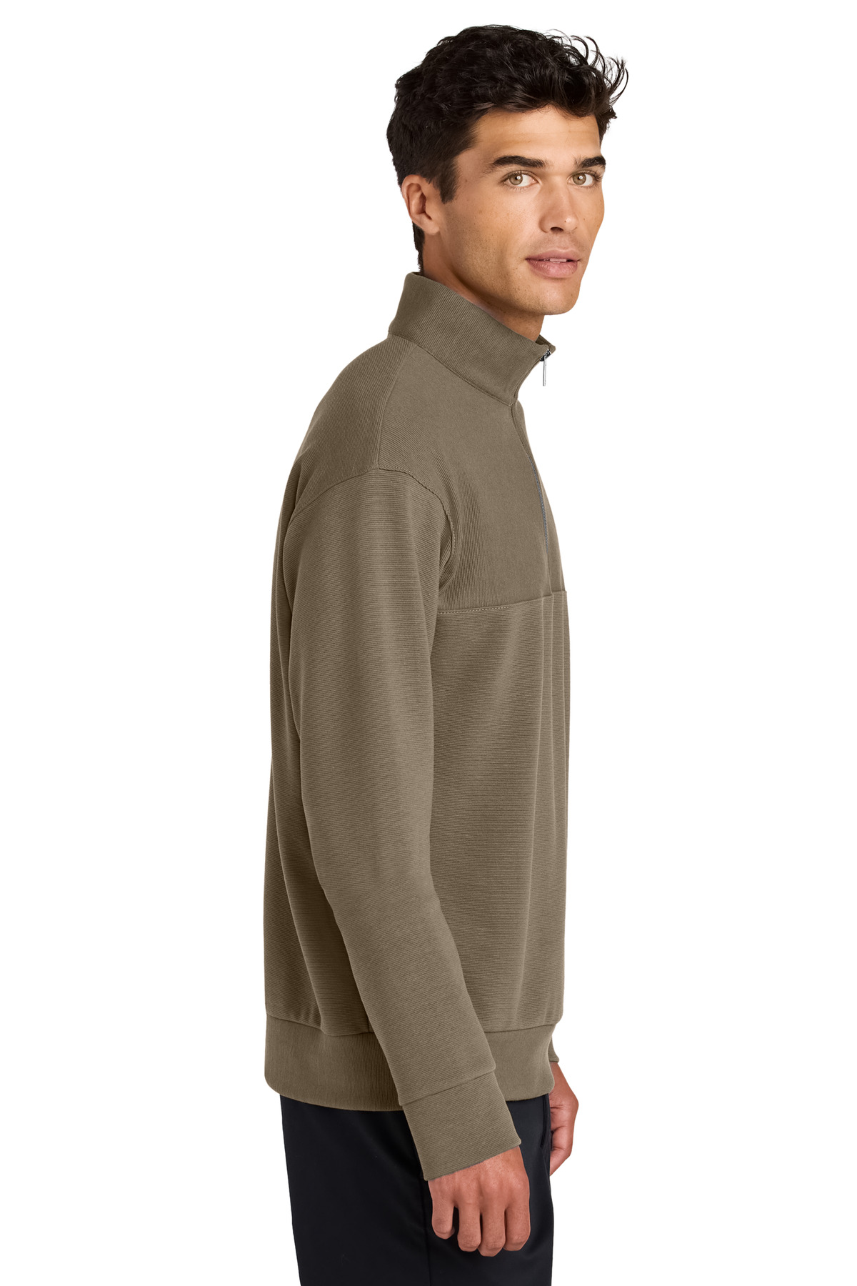 Mercer+Mettle Linear Texture 1/4-Zip MM3040 23