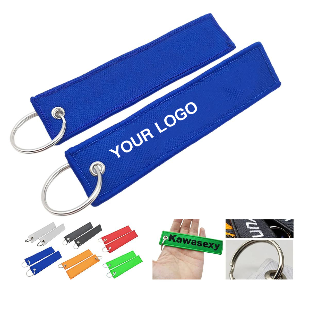 Durable Polyester Keychain with Embroidery 2