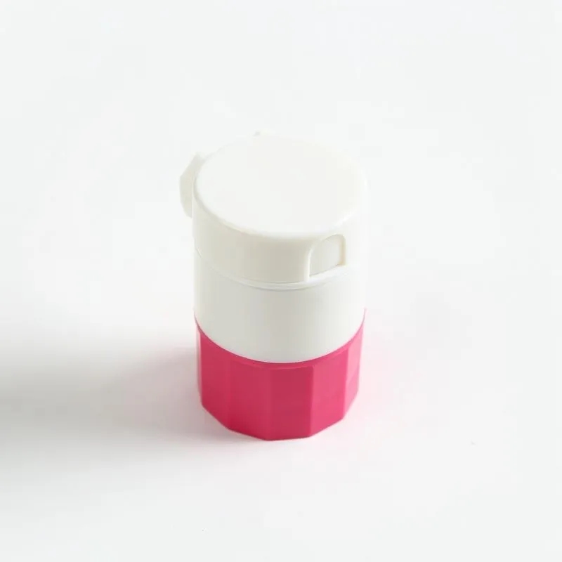 4-Layer Pill Case with Cutter 4