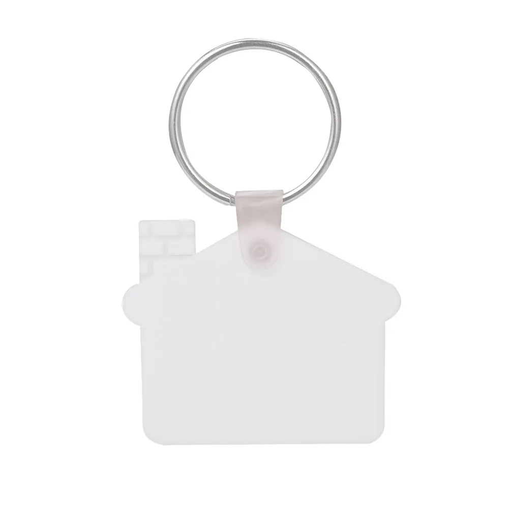 Custom House Shaped Silicone Keychain 6