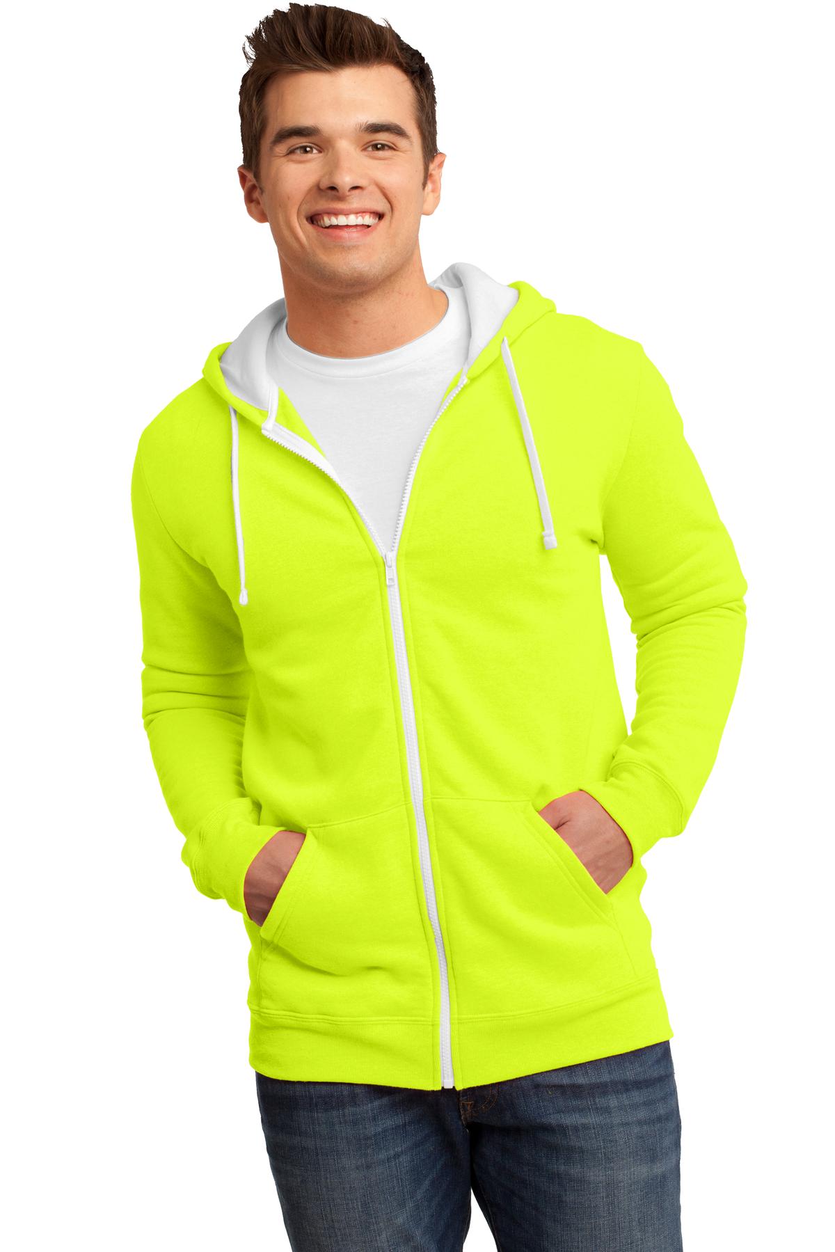District The Concert Fleece Full-Zip Hoodie. DT800, custom hoodie or sweatshirt with logo imprint 11