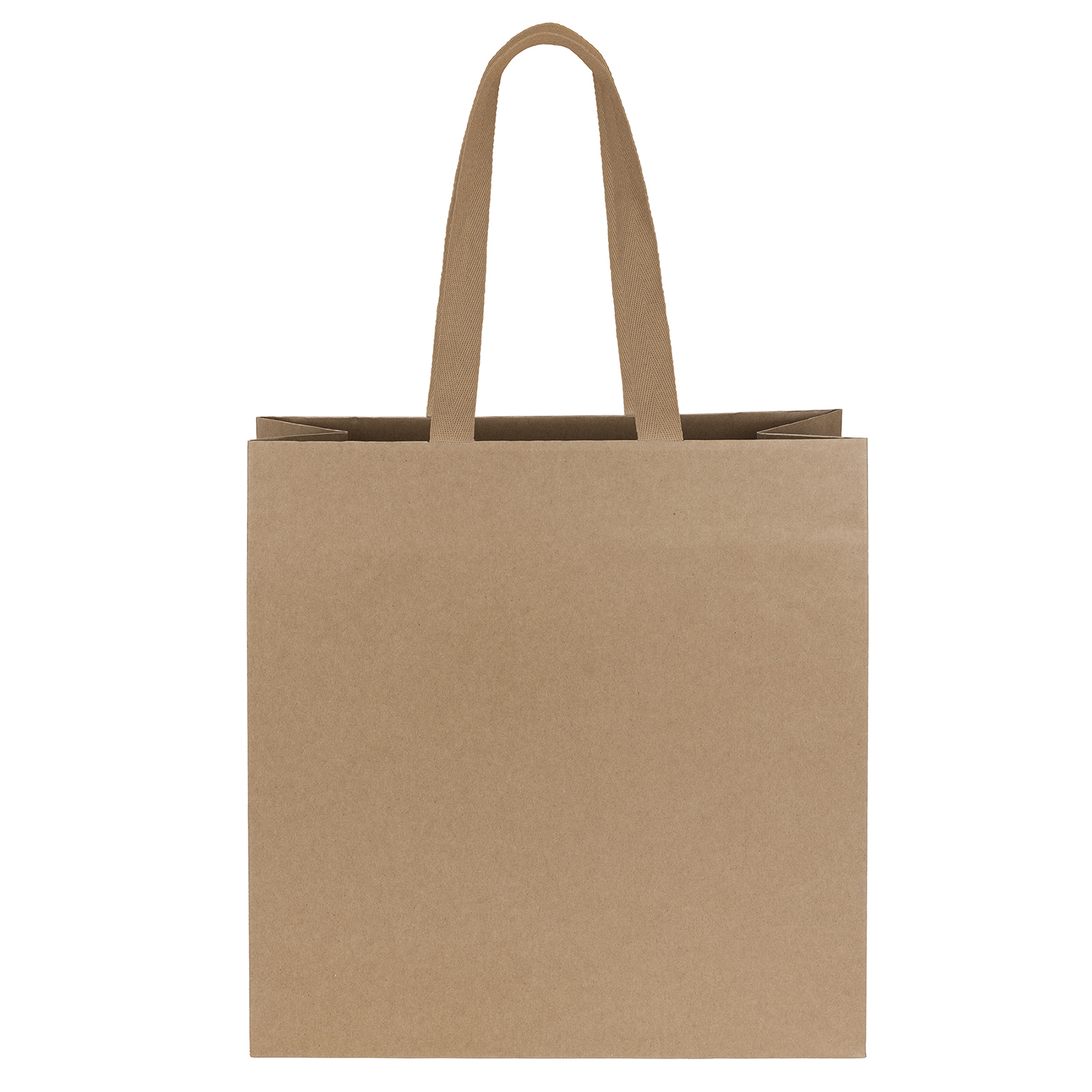 Tuscan™- Eco Kraft-Brown Laminated Eurotote - Foil Print 2
