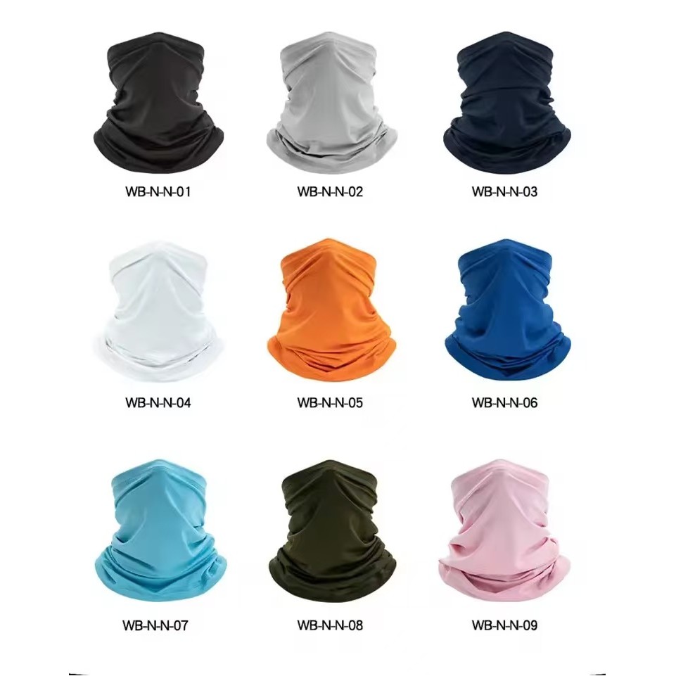 Summer UV Sun Protection Cooling Polyester Face Cover 3
