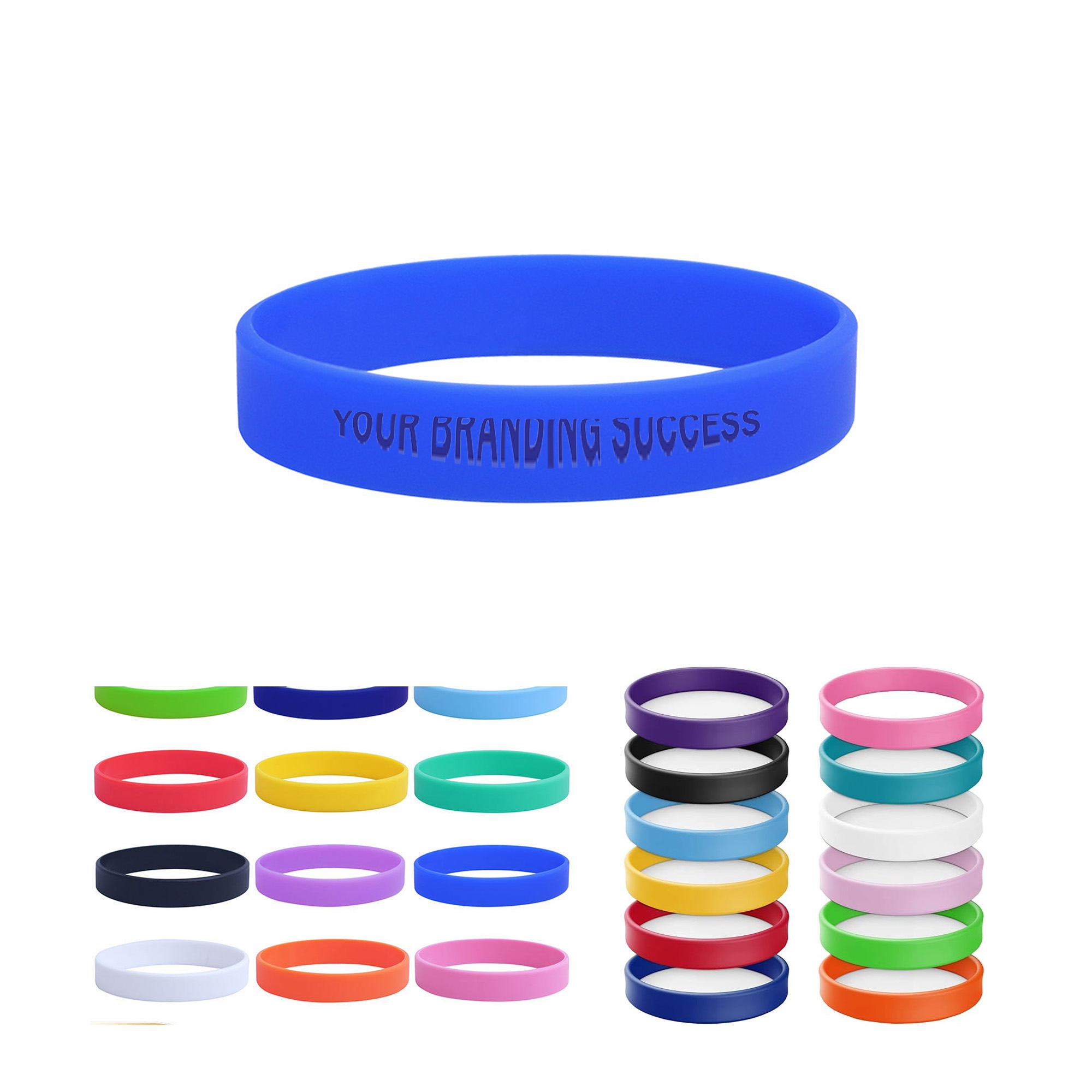 Screen Printed Silicone Wristband 1