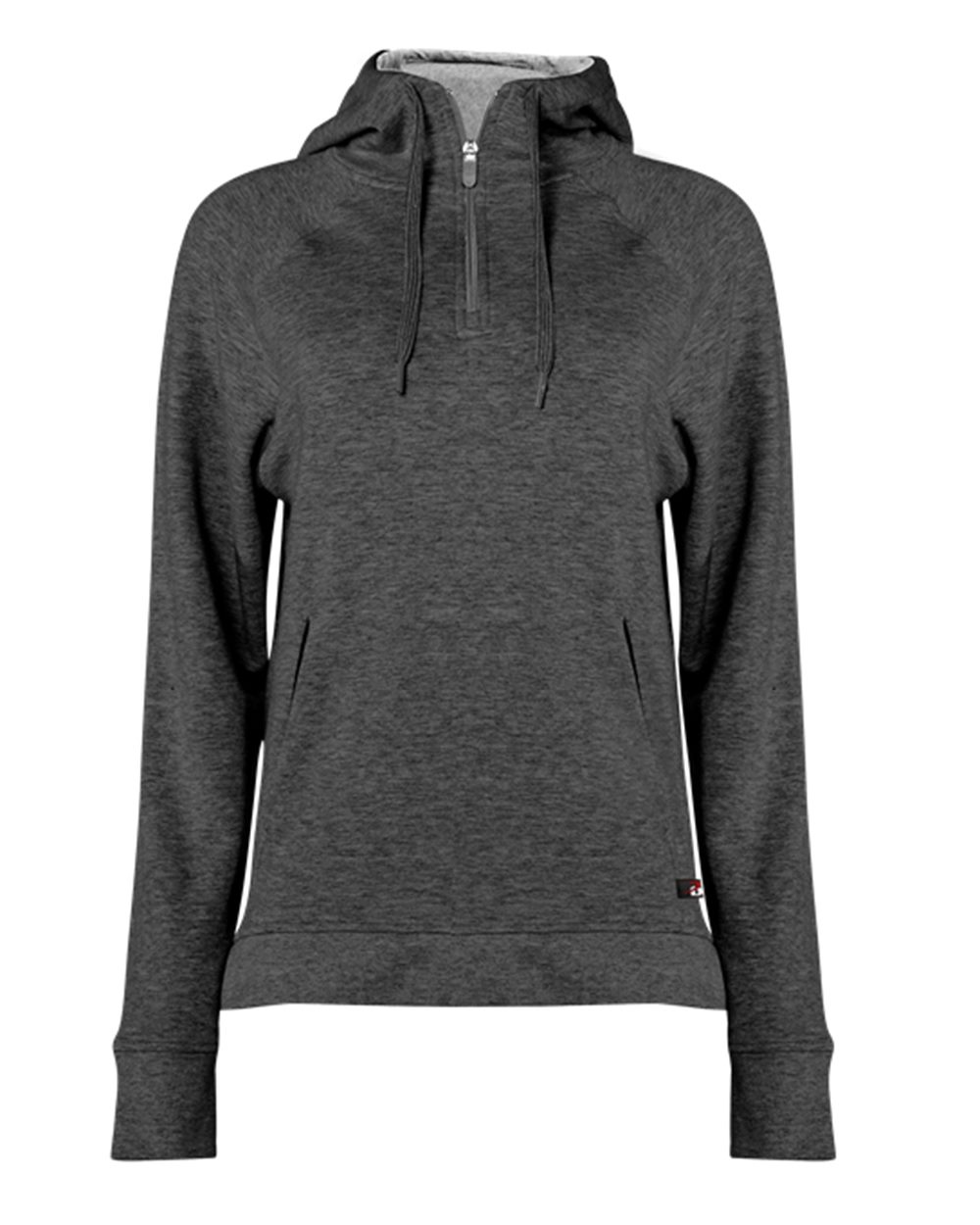 Women's FitFlex French Terry Quarter-Zip Hooded Pullover - 1051 10