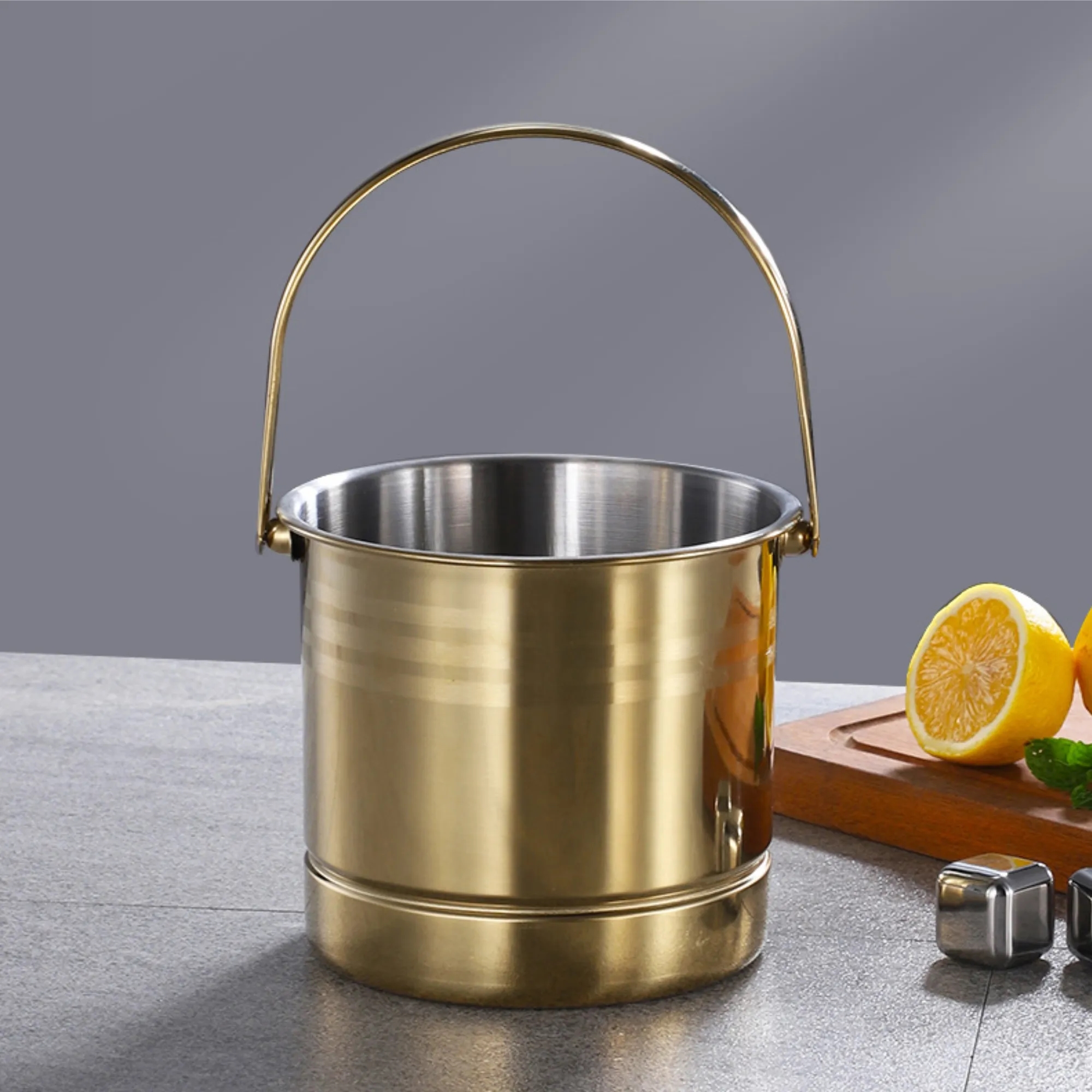 Stainless Steel Ice Buckets For Beer Champapne 6