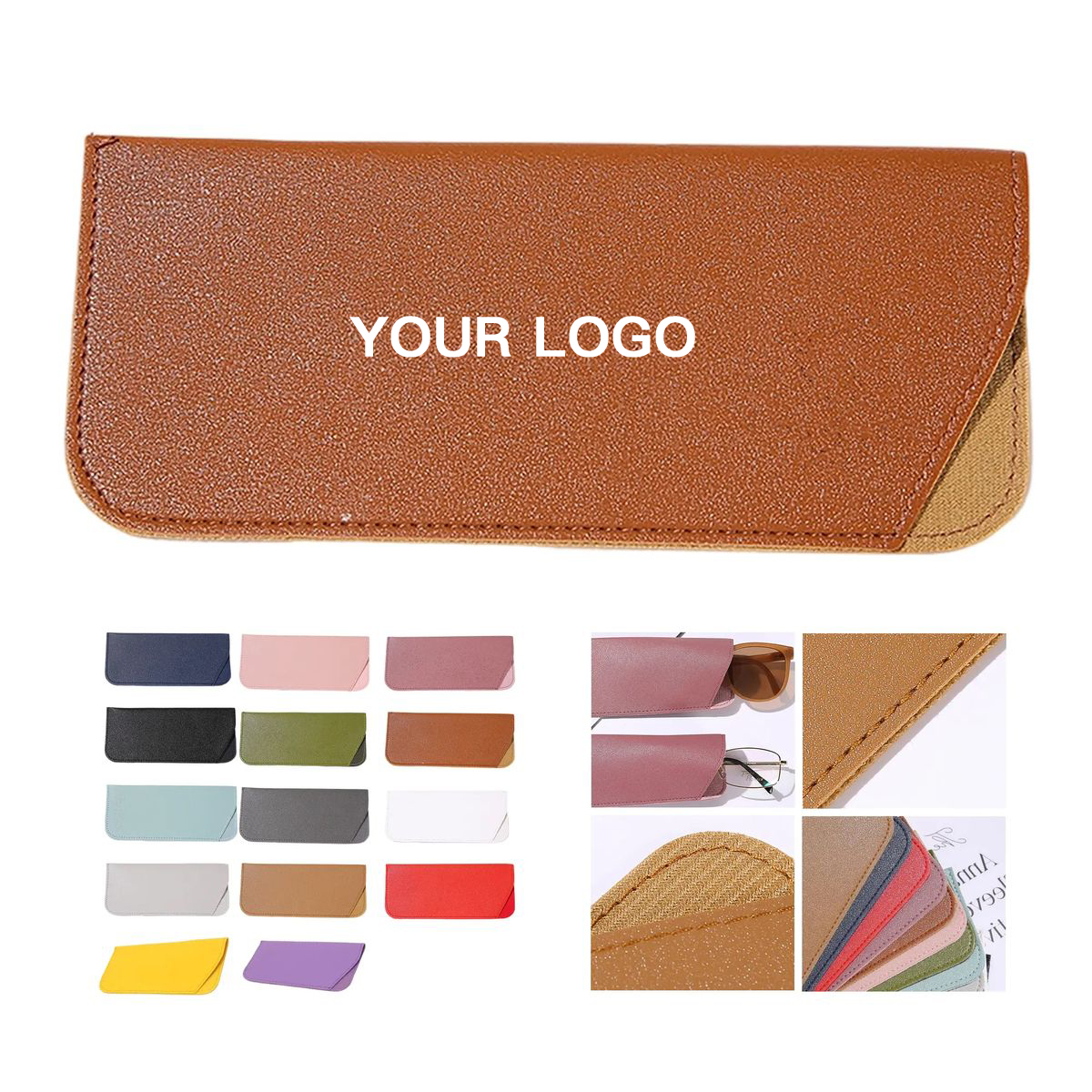 Portable Eyewear Case with PU Leather Construction 1