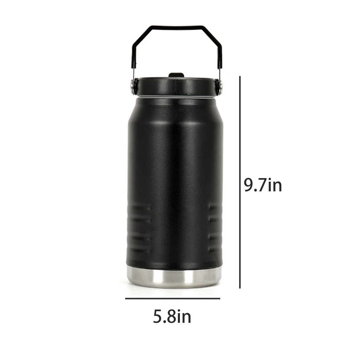 40oz Large Insulated Water Bottle, custom water bottle with logo imprint 3