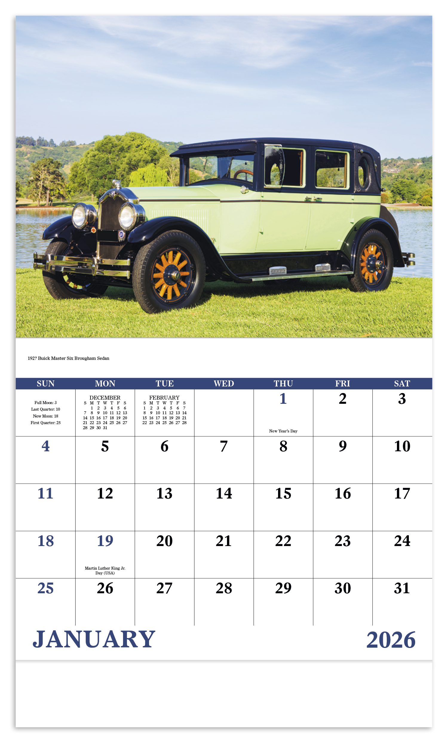 Good Value™ Antique Autos Calendar 3