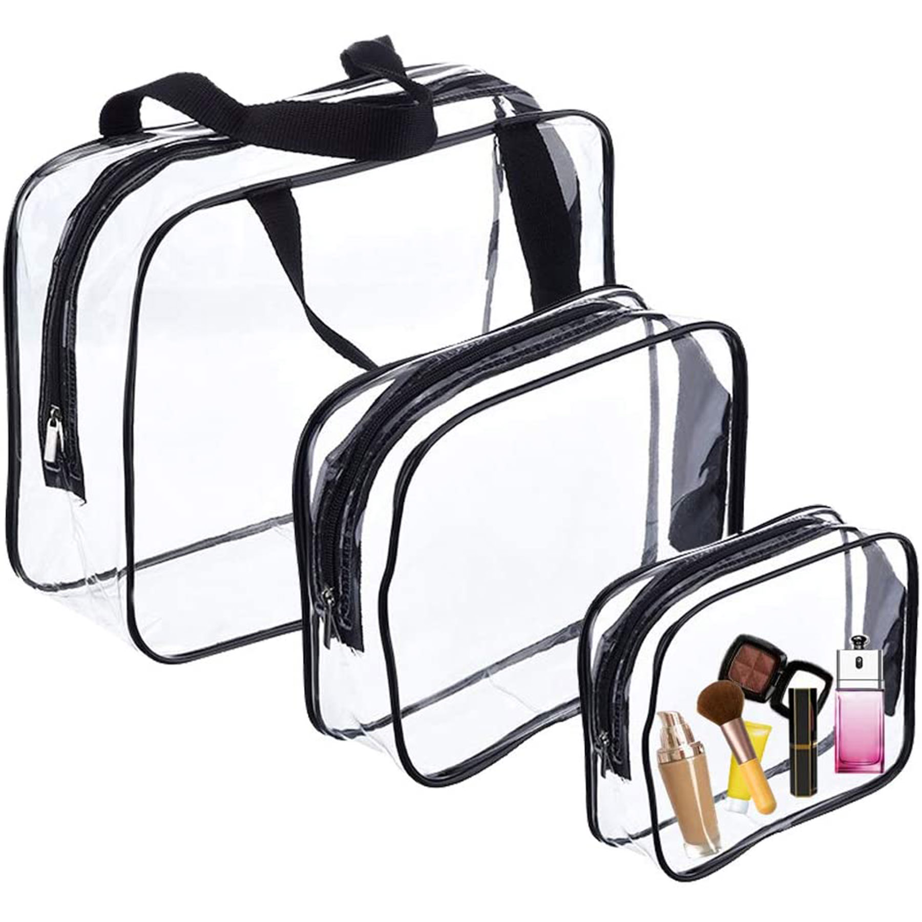 3 pcs PVC Makeup Bag 3
