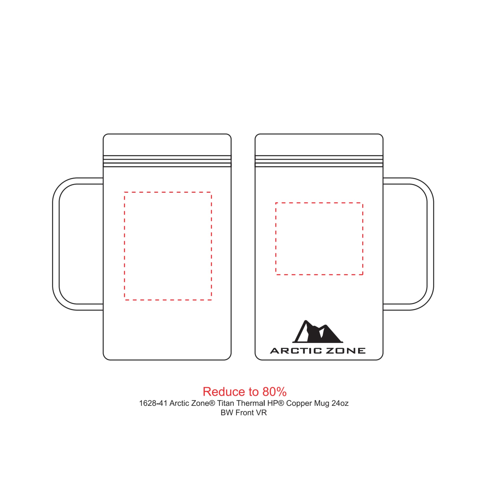 Arctic Zone® Titan Thermal HP® Copper Mug 24oz 58