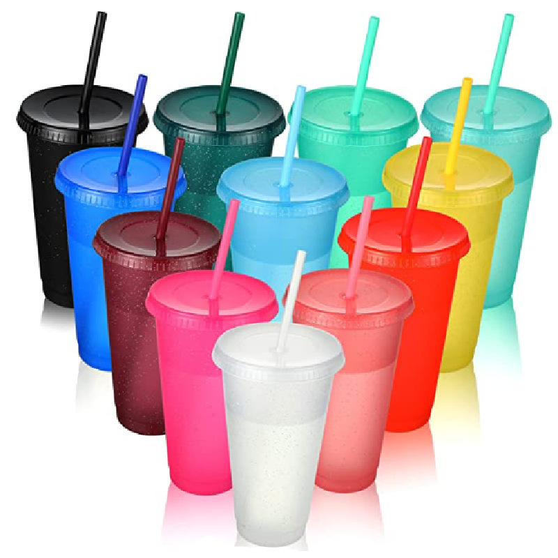 Mood Color Changing Stadium Cup with Lid & Straw 2