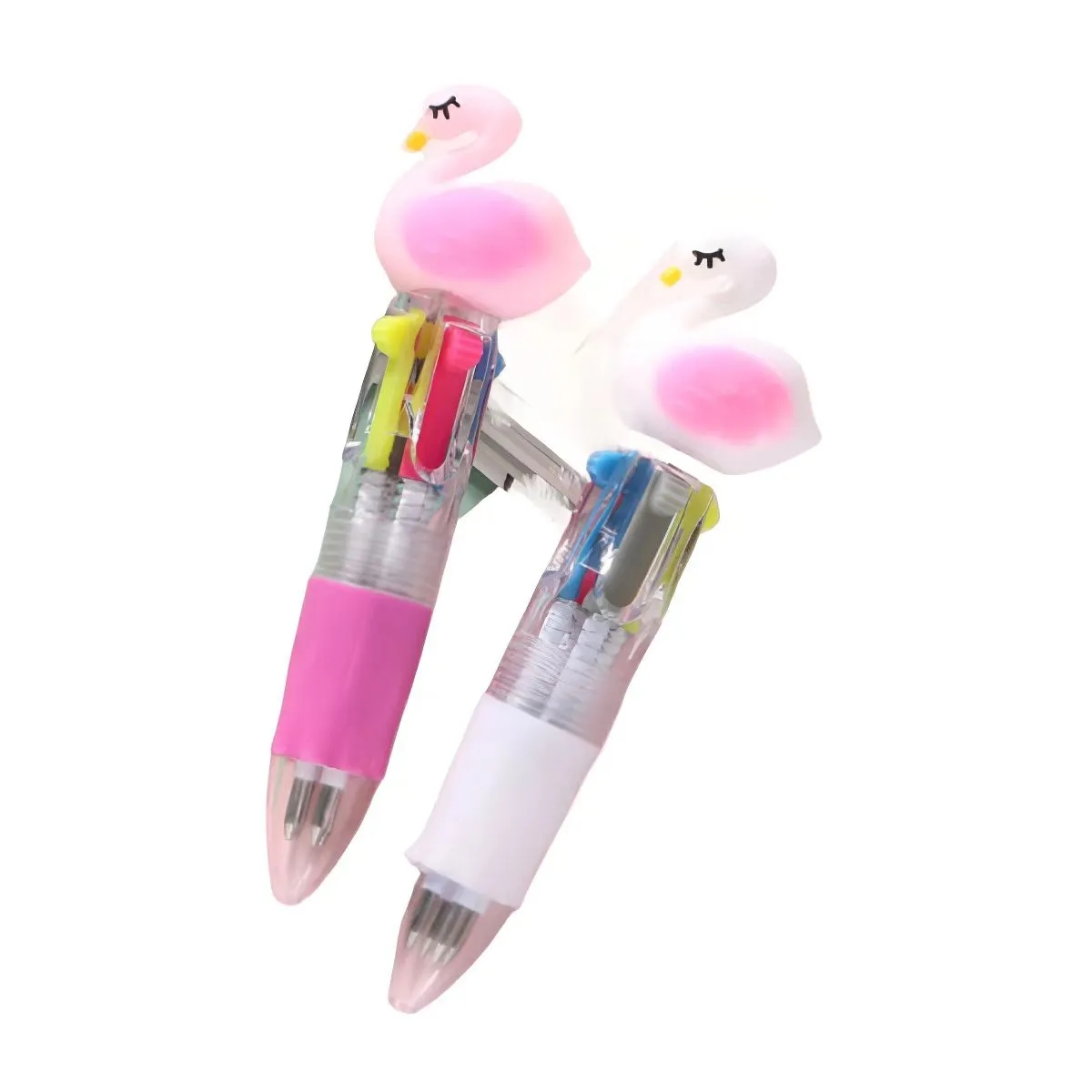 Mini Cute Cartoon Four Color Ballpoint Pens 6