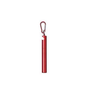 Telescope Metal Straw With Bottle Opener And Mini Brush 5