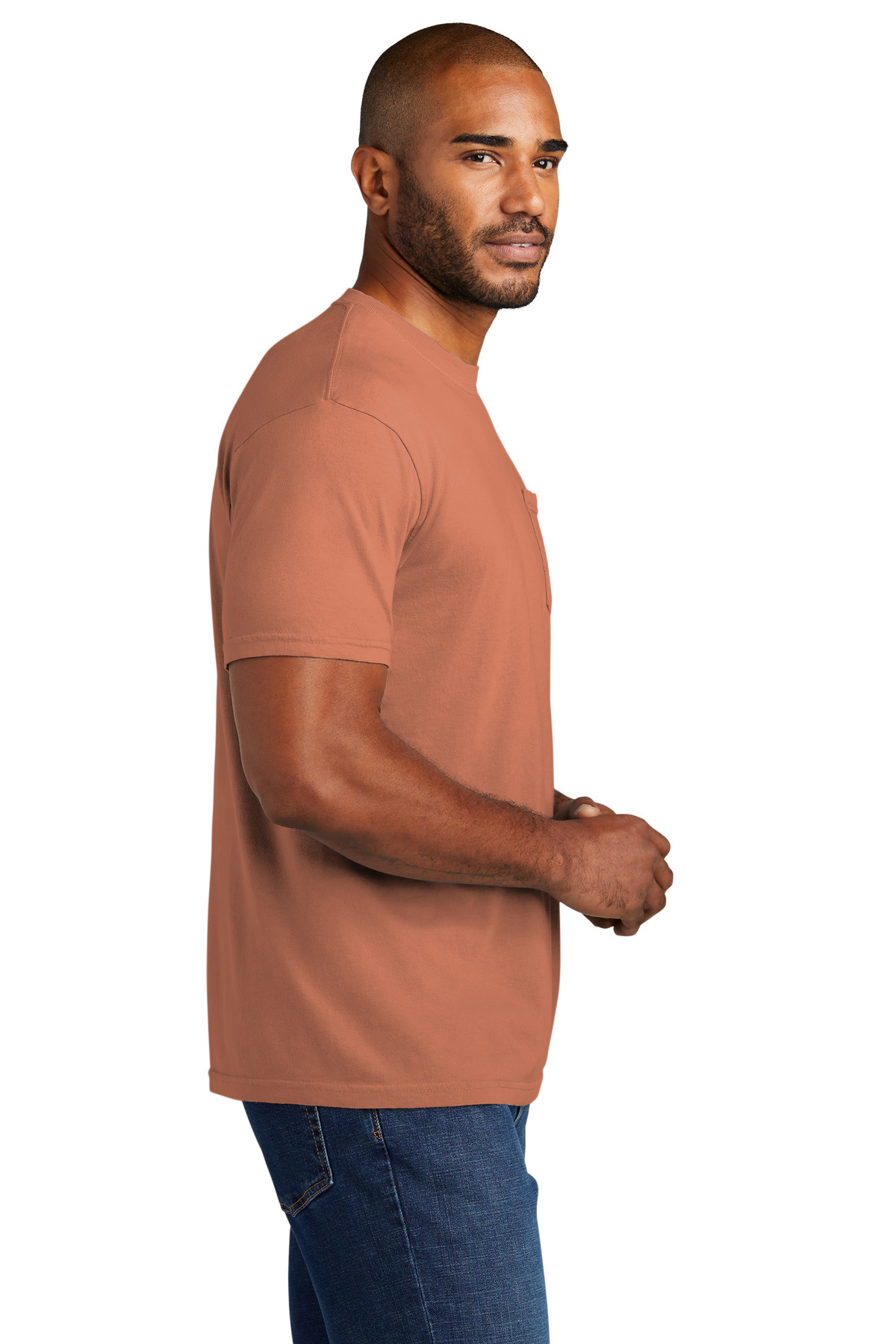 COMFORT COLORS Heavyweight Ring Spun Pocket Tee. 6030 650