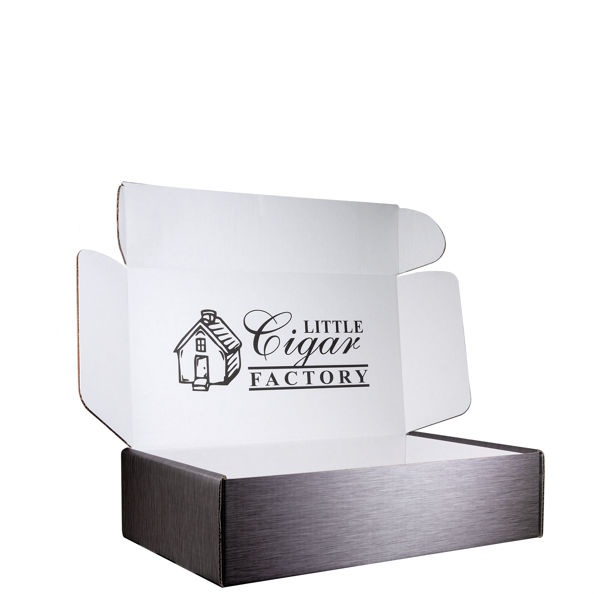 Mailing Box, B-Flute16" x 10" x 4" - White - F - 640 sq in 5