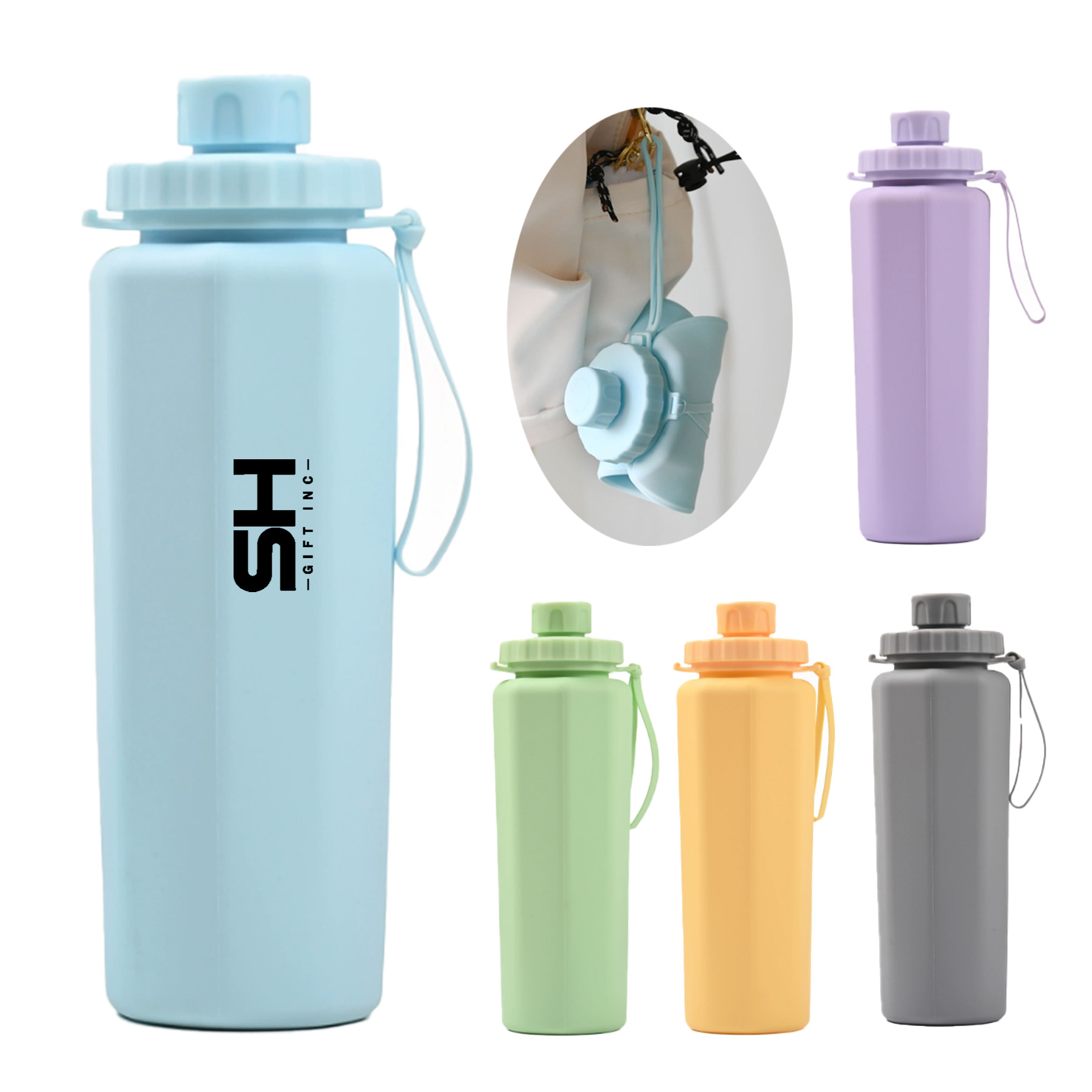Foldable Silicone Sports Kettle 3