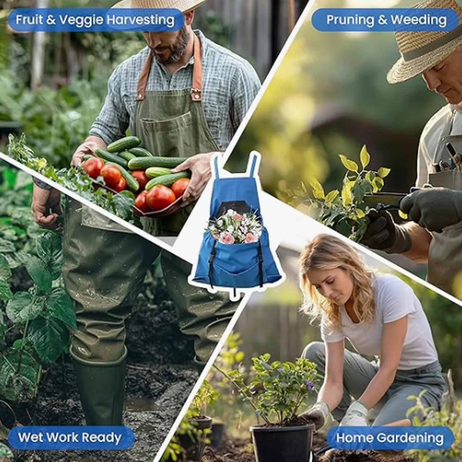 Quick Release Harvesting Apron 5