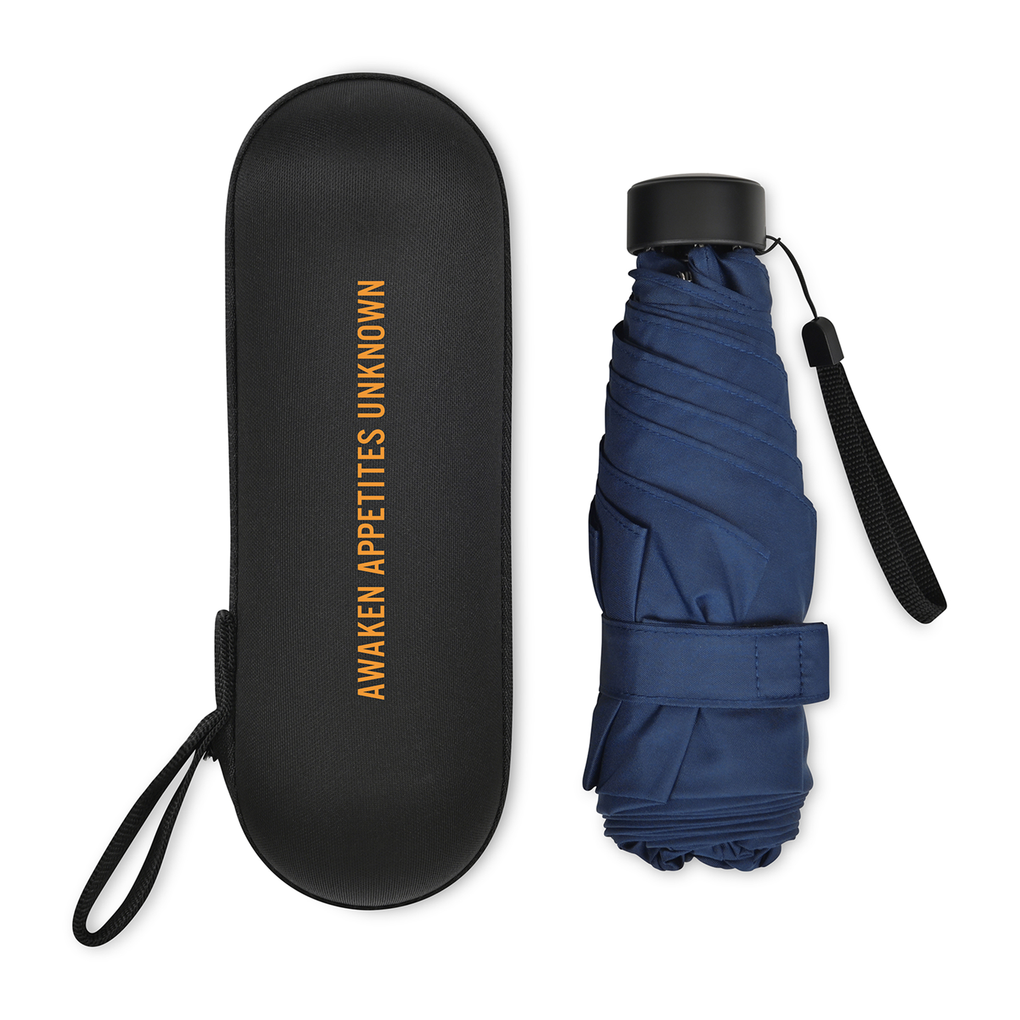 Elements 39" Recycled rPET Manual Mini Folding Umbrella 25