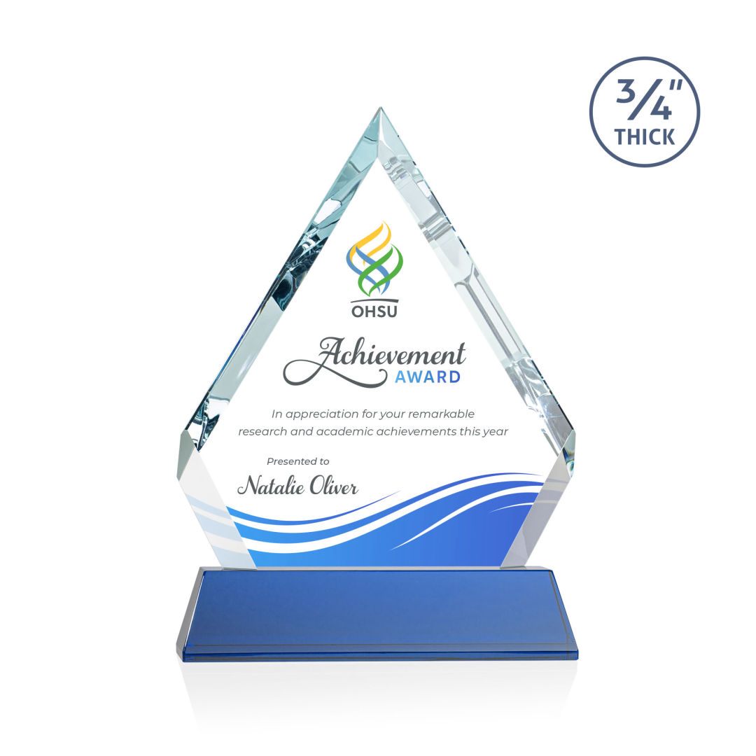 Apex VividPrint™ Award on Newhaven Base - Blue 4