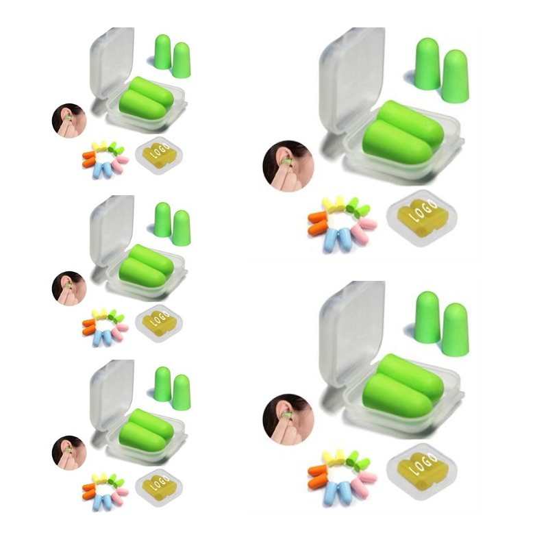 Soft Foam Earplugs with Case