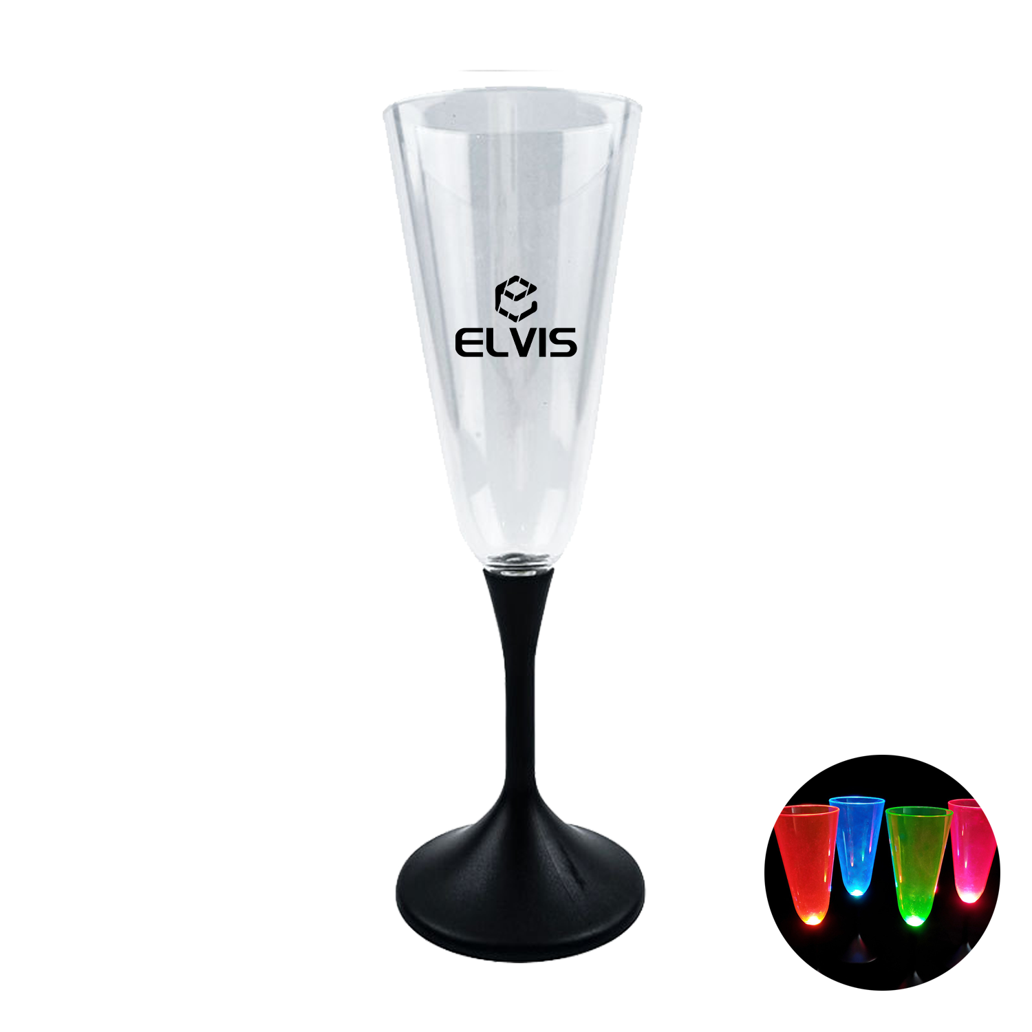 LED Mini Champagne Glass 2
