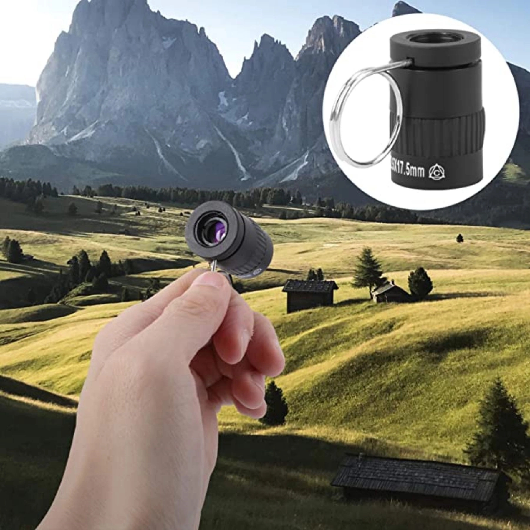 High Definition Finger Monocular Telescope With Keyring 4