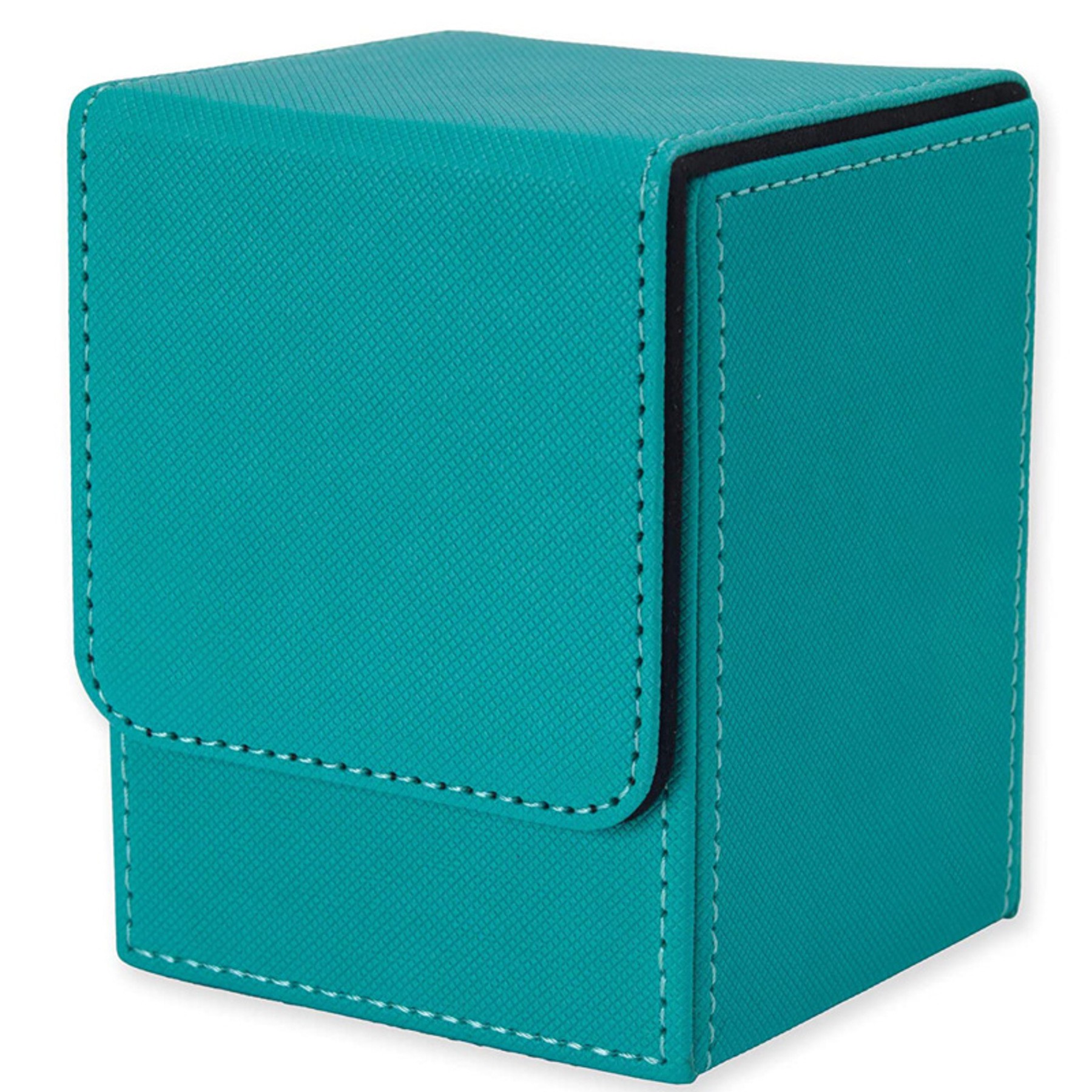 Magnetic PU Leather Card Box, custom desk accessory with logo imprint 3