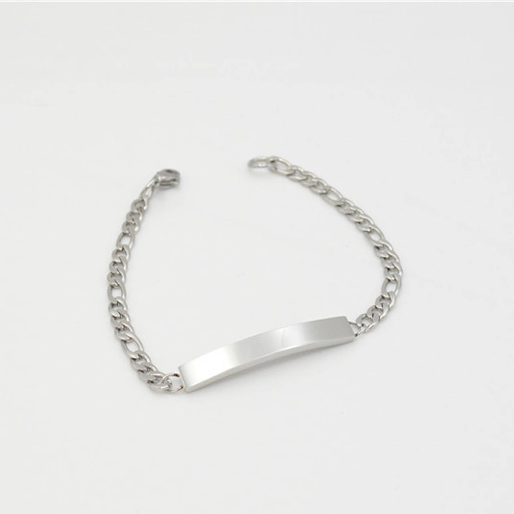 Engraveable Titanium Steel Bracelet 11