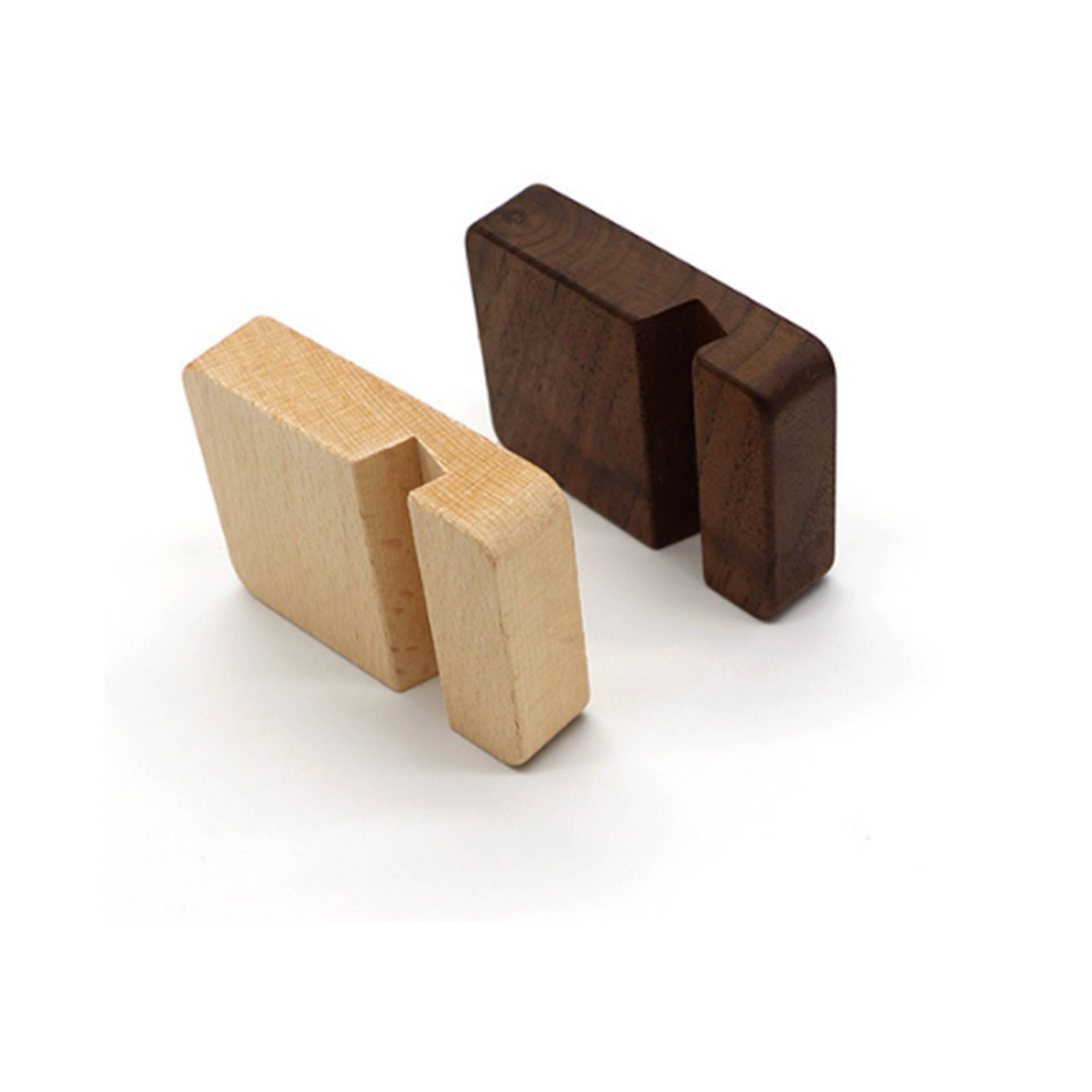 Wooden Desk Phone Holder Stand 5