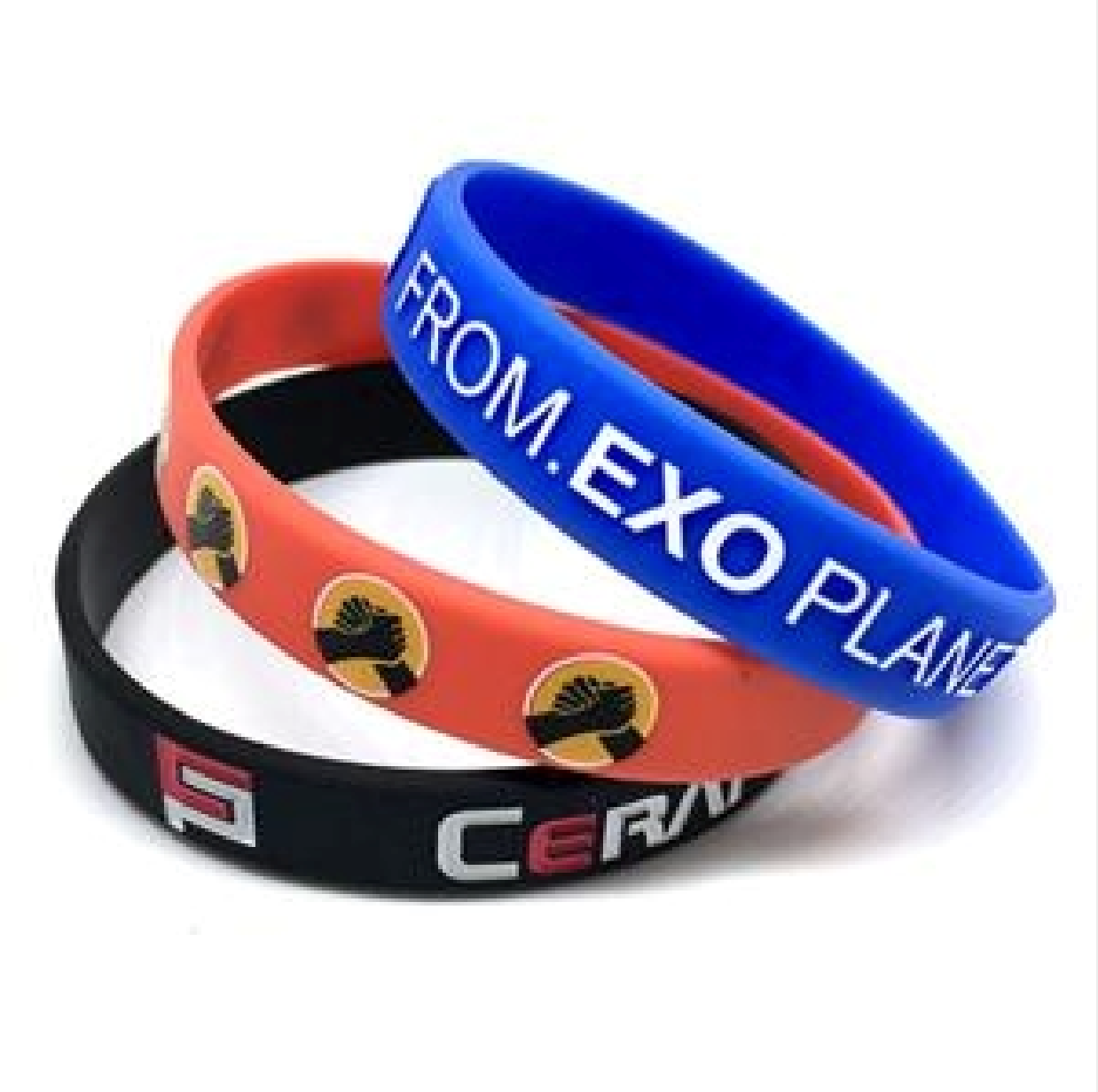 Custom Unisex Wristband Silicone Bracelets 2