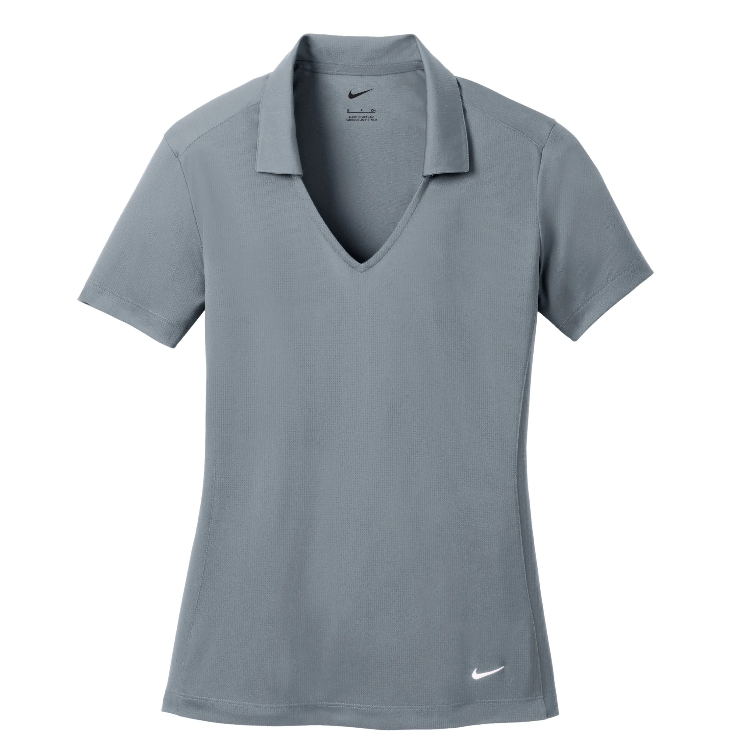 NIKE(R) LADIES DRI-FIT VERTICAL MESH POLO 13