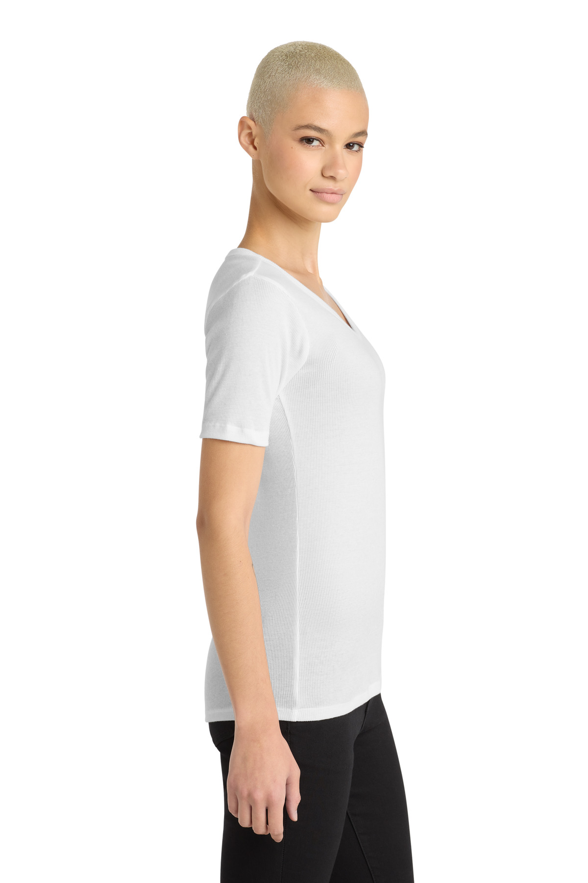District Women's V.I.T. Rib Scoop Neck Tee DT6020 14