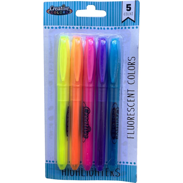 Highlighters - 5 Colors Pen Style 3