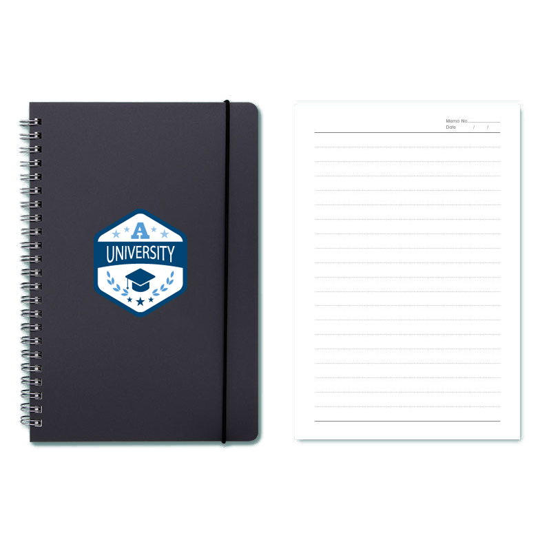 A5 PP Hardcover Spiral Notebook Journal 3