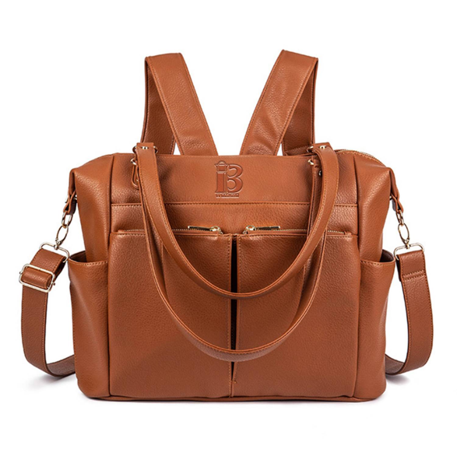 Pu Diaper Fashion Travel Toddler Baby Mommy Backpack 1