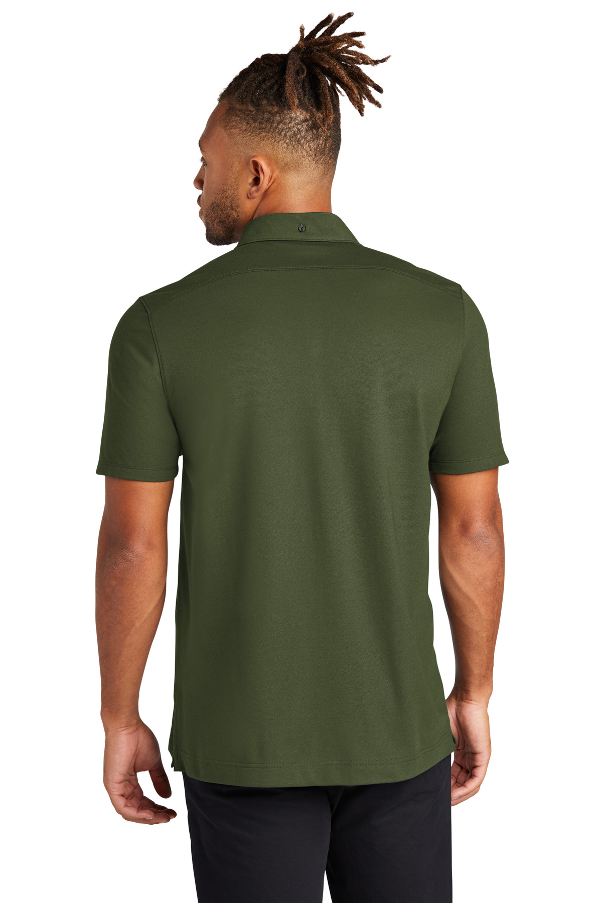 Mercer+Mettle Stretch Pique Full-Button Polo MM1006 47