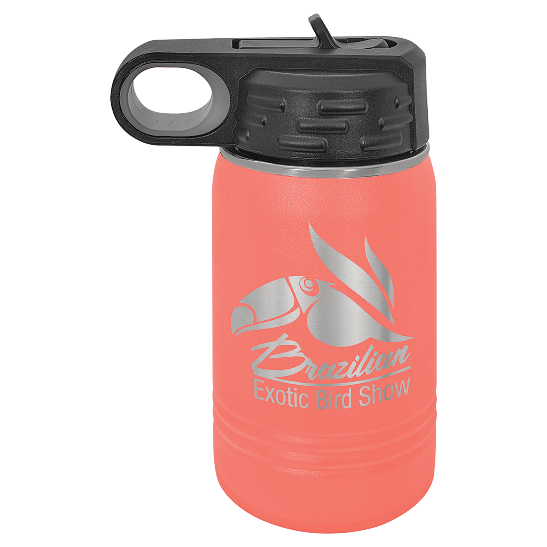 12 oz. Coral Laser Engraved Polar Camel Water Bottles 2