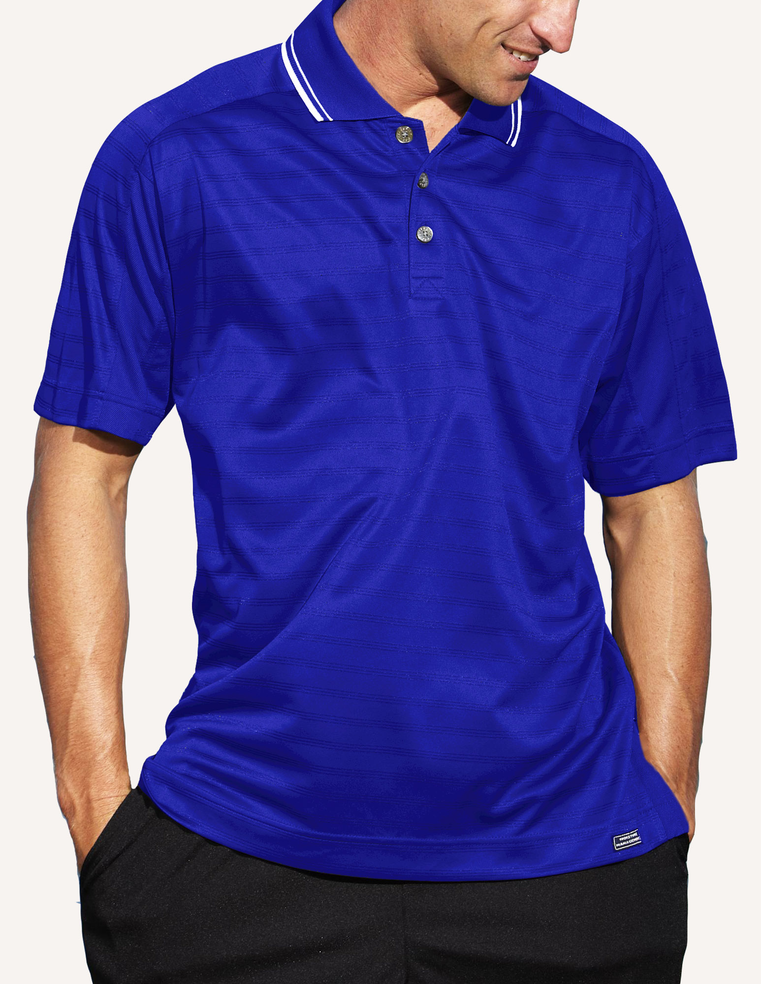 Men's Ambassador Engineer Track Knit Polo Shirt 3