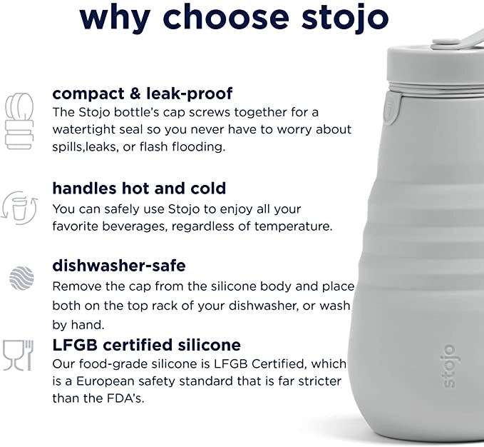 20 oz Collapsible portable water bottle 5
